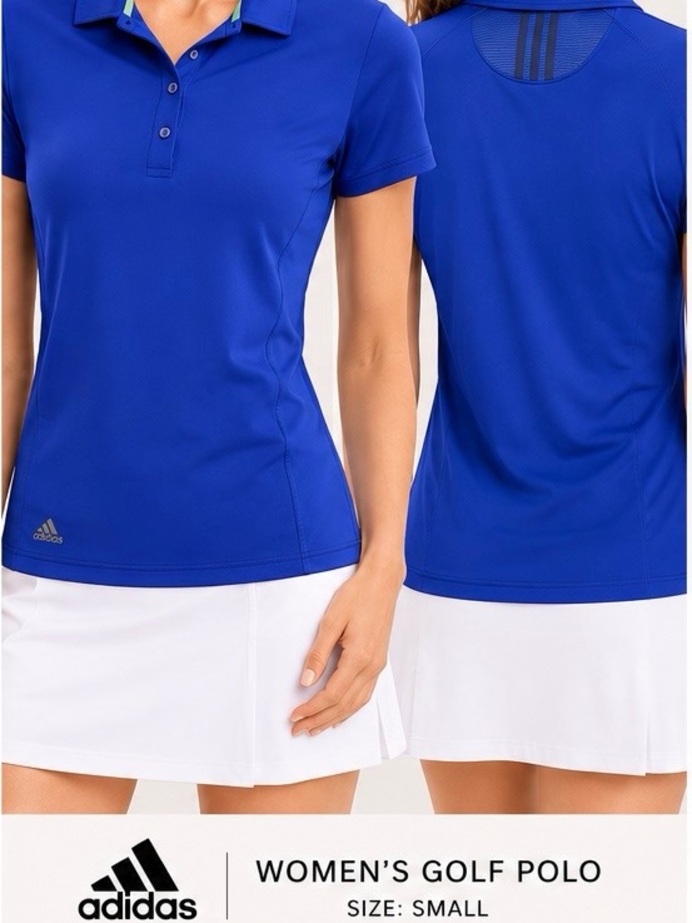 Adidas Women's Royal Blue Golf Polo